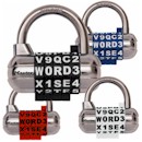 Masterlock Combination WORD padlock 1534D