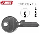 ABUS Key Blanks 24/41 4-pin left cut ( qty 50)