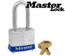Masterlock No 3DLF Laminated Steel Padlock 1-1/2" shackle