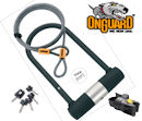 OnGuard PitBull 5005 DT U lock + 4ft Steel Cable