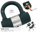OnGuard 5048 Boxer Mini U-type Disc Lock