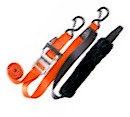 Powertye 1.5" Fat Strap Deluxe Ratchet Tie Downs + Sheepskin