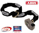 ABUS 12KS 120 Black Loop Chain with Granit  Detecto 8000 Disc Lock