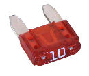 ATM Mini Blade Fuse 10 amp - 5 pack