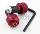 Bar End Handlebar Weights (pair) Red