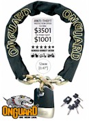 Onguard 5018 Beast Chain & Lock - 12mm Hex Hardened Steel