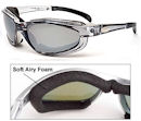 Curv-Z Foam Insulated Sunglasses - Crystal Grey Frame