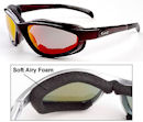 Curv-Z Foam Insulated Sunglasses - Maroon Frame