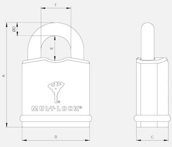 MulTlock E13SB dimensions