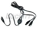 Long Y splitter cable SAE to dual SAE