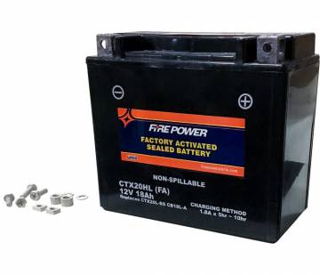 Fire Power AGM Battery CTX20HL-BS (YTX20HL-BS)