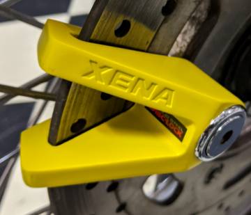 Xena X-2 V shaped Motorcycle Disc Lock
