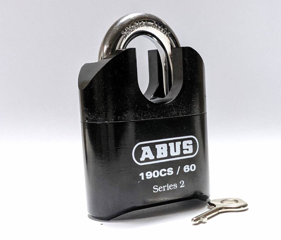 H&S Lucchetto Ad Alta Sicurezza Antiscasso - Lucchetto Da 60 Mm E 5 Chiavi - Per Cancello