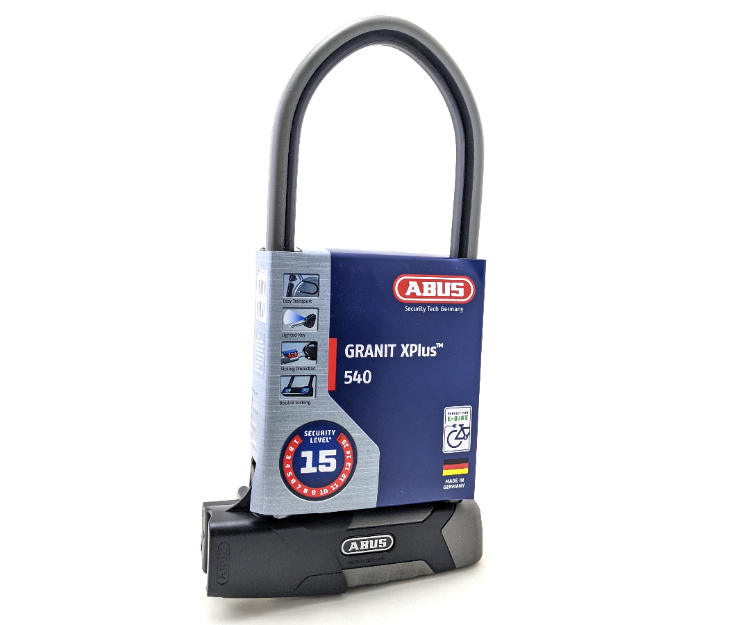 USH Bike Lock Keyed High Security ABUS Granit X-Plus 540 U Lock 540/160HB300
