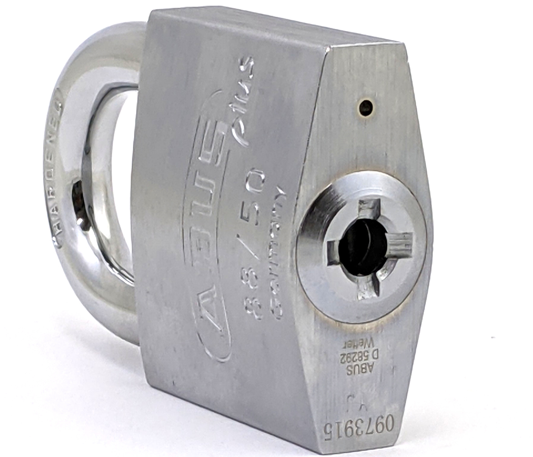 10mm shackle ABUS 88/50 Padlock Keyed Alike Series Plus keys & code card 3/8" 