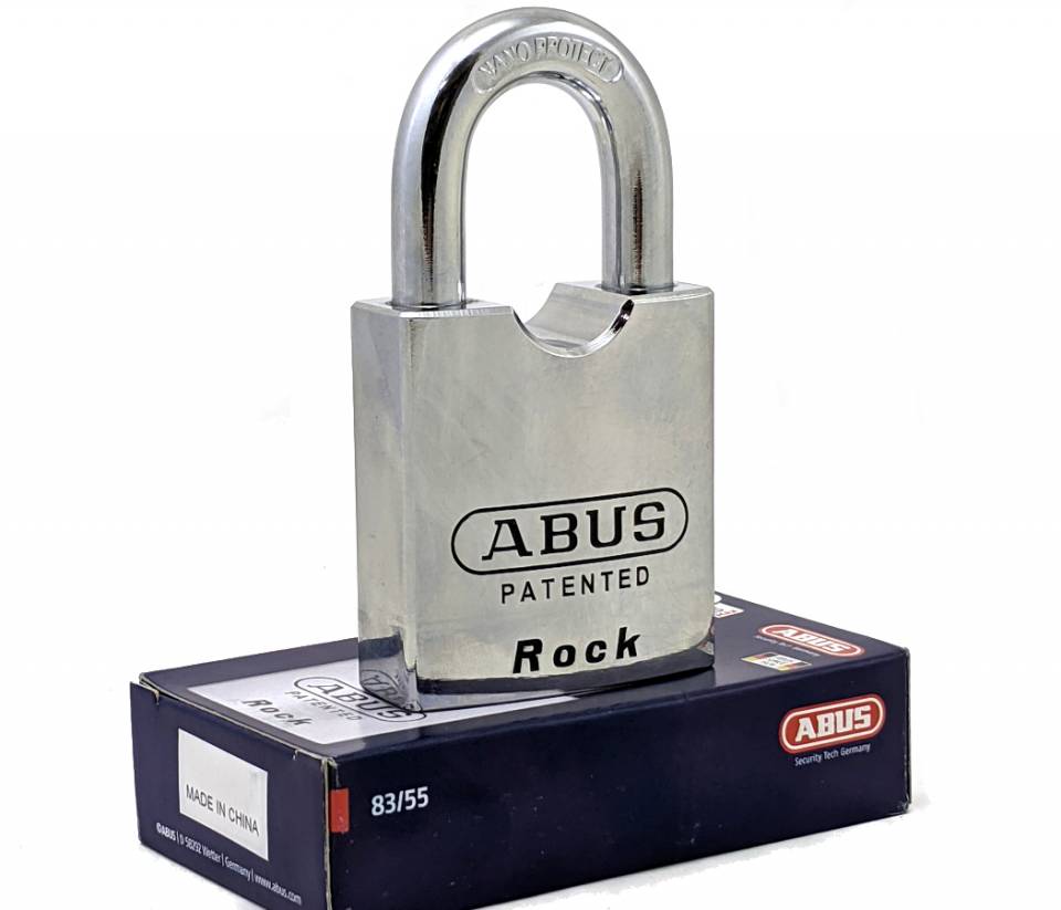 Lockitt Security Products: ABUS 83/55 S2 Rock Padlock