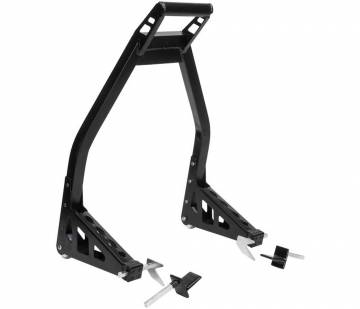BikeMaster Universal Black Aluminum Bike Stand-Rear