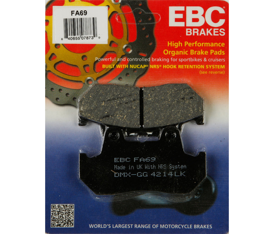 Lockitt Mobile Security & Accessories: Brake Pads EBC FA69 Aramid Fiber ...