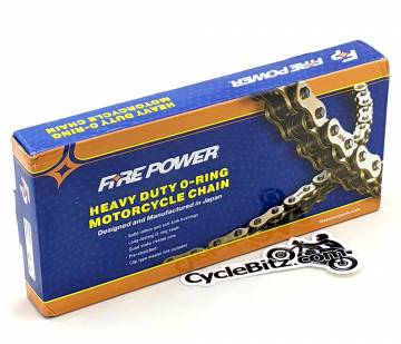 Fire Power Drive Chain 530 O-Ring 130 Link Gold