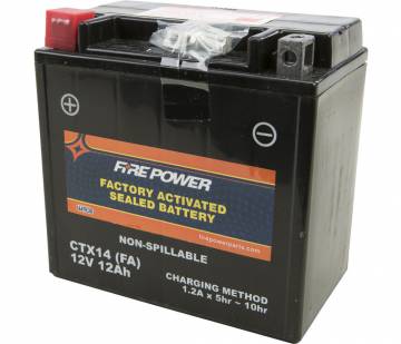 Fire Power AGM Battery CTX14-BS (YTX14-BS)