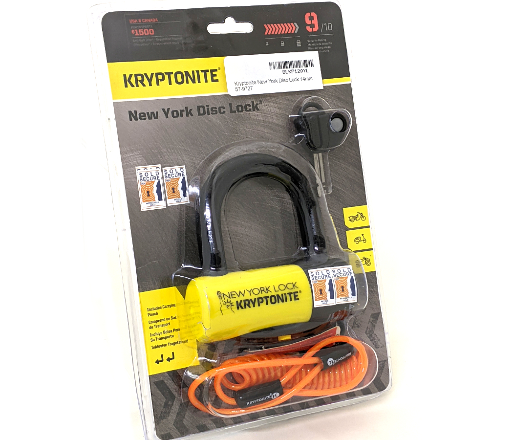 Lockitt Mobile Security u0026 Accessories: Kryptonite New York Disc Lock 14mm