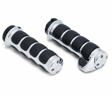 Kuryakyn 6212 Premium ISO grips for Harley with Throttle Boss