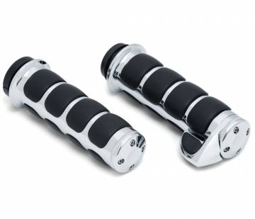 Kuryakyn 6228 Premium ISO grips for Harley with Throttle Boss