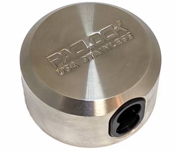 Puck Padlock Stainless SFIC Ready Flat Back