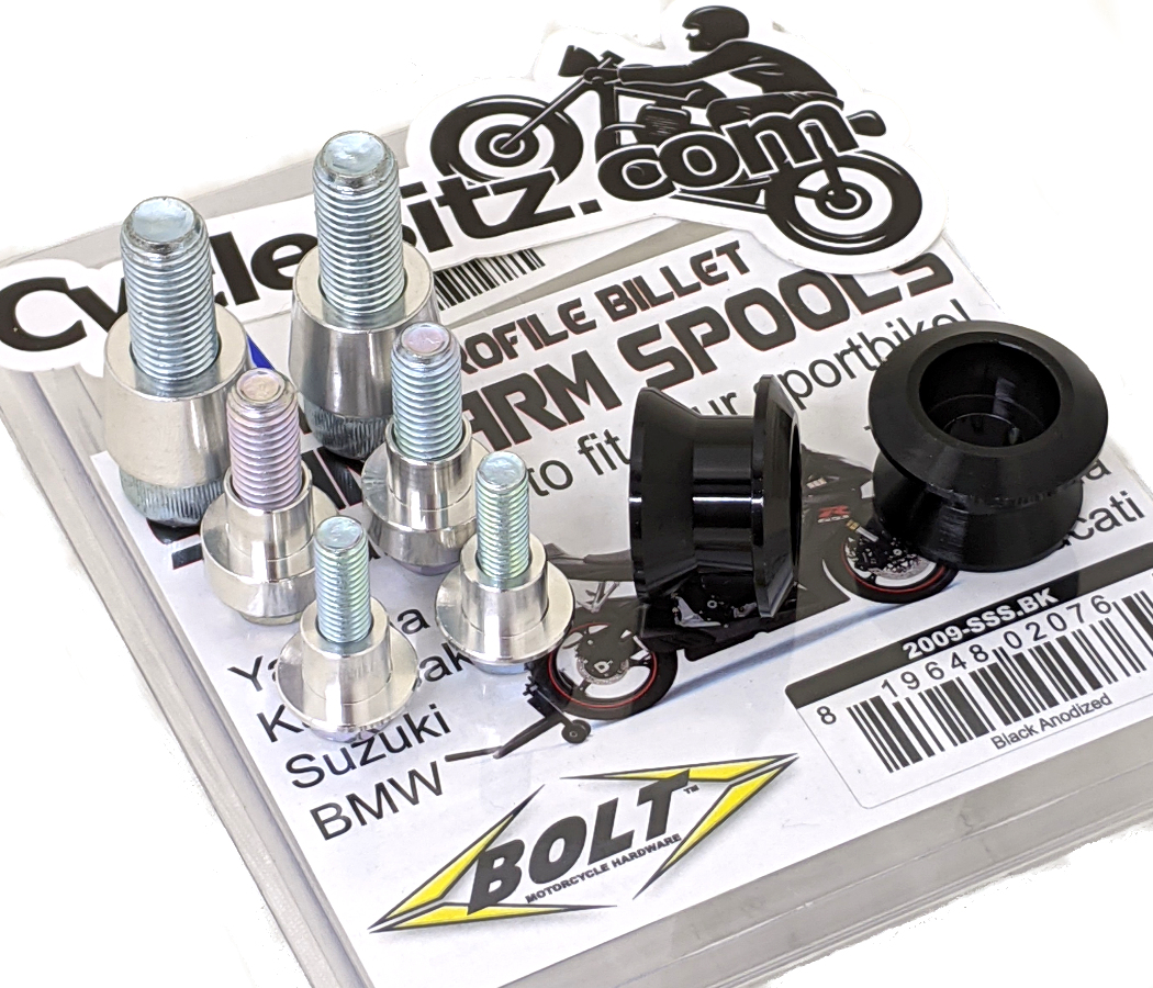 Lockitt Mobile Security & Accessories BOLT Billet Swingarm Spools