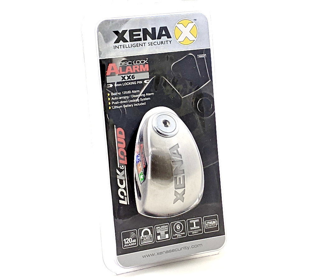 Lockitt Mobile Security & Accessories: Xena XX6 Stainless Alarmed Scooter Disc  Lock
