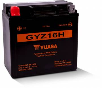 Yuasa AGM Battery GYZ16H