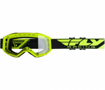 Fly Racing Youth Focus Goggle HiVis/Clear - CLOSEOUT
