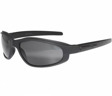 Curv Gloss Black Smoke Straight Arm Motorcycle Sunglass