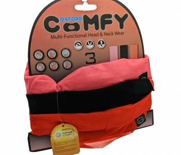 Oxford Comfy Pink Black Red 3 Pack Tube Head-Wear