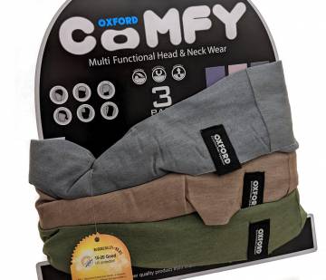 Oxford Comfy Army Green Grey Desert 3 Pack Tube Head-Wear