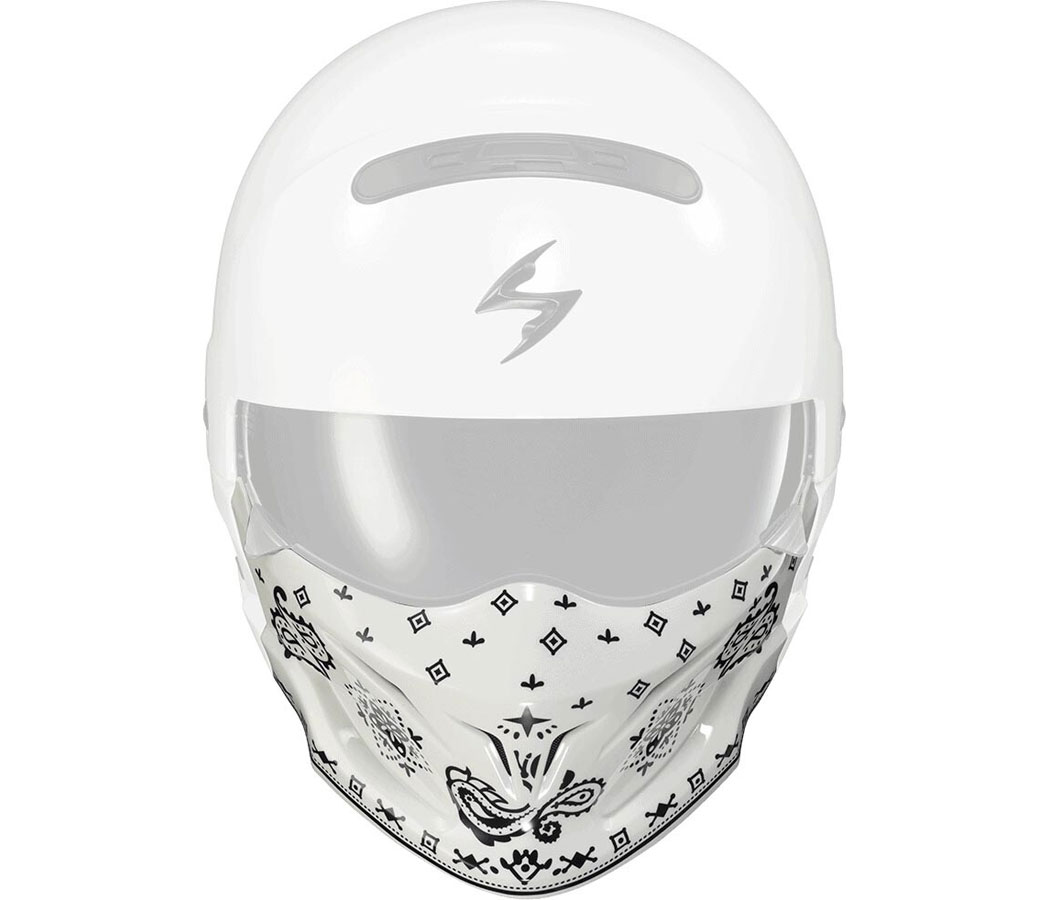 Scorpion Covert Face Mask Bandana Gloss White