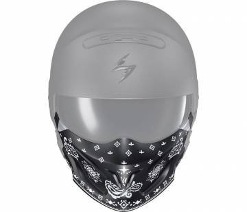 Scorpion Covert Face Mask Bandana Matte Black