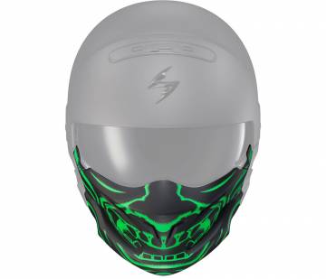 Scorpion Covert Face Mask Samurai Glow-In-The-Dark Green