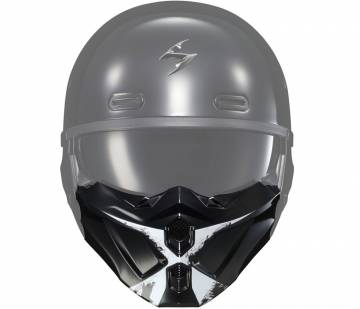 Scorpion Covert X Face Mask Ray Gloss White