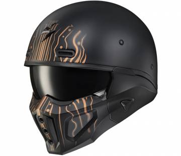 Scorpion Covert X Helmet Tribe Black & Copper