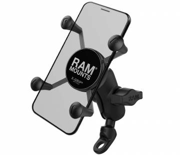 RAM Mounts X-Grip Small Universal Holder w/ 9mm Angled Bolt Head Adapter Kit
