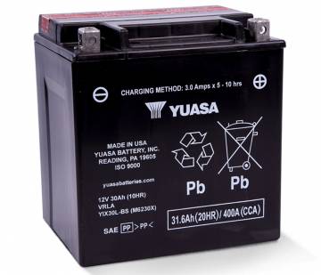 Yuasa AGM Battery YIX30L-BS