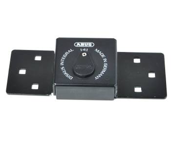 ABUS 83978 Diskus Integral 142/200 23/70 Hasp With Discus Lock, White - View #4