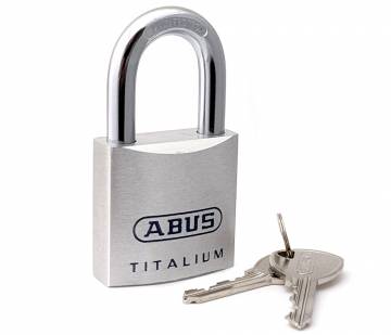 Keyed Alike ABUS 64TI/50 Titalium Marine Grade padlock 8mm 5/16" shackle 
