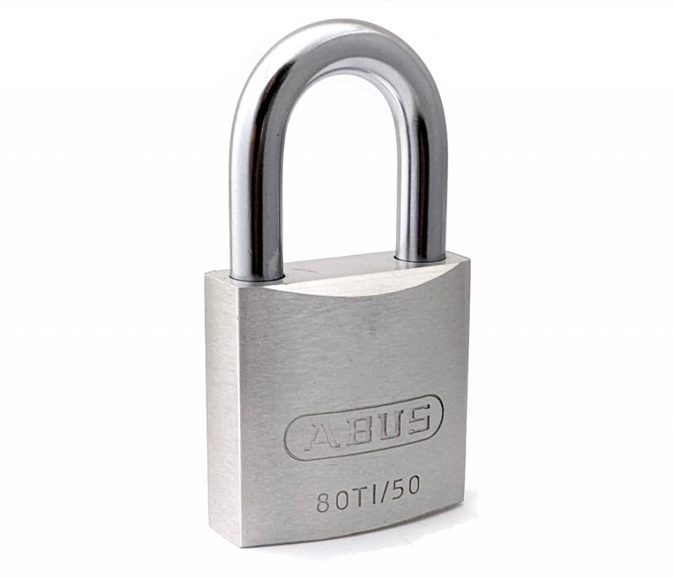 Lockitt Security Products: ABUS 80TI/50 Titalium Padlock