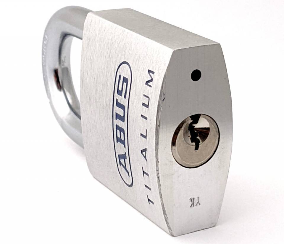 Lockitt Security Products: ABUS 80TI/50 Titalium Padlock - KA 8011