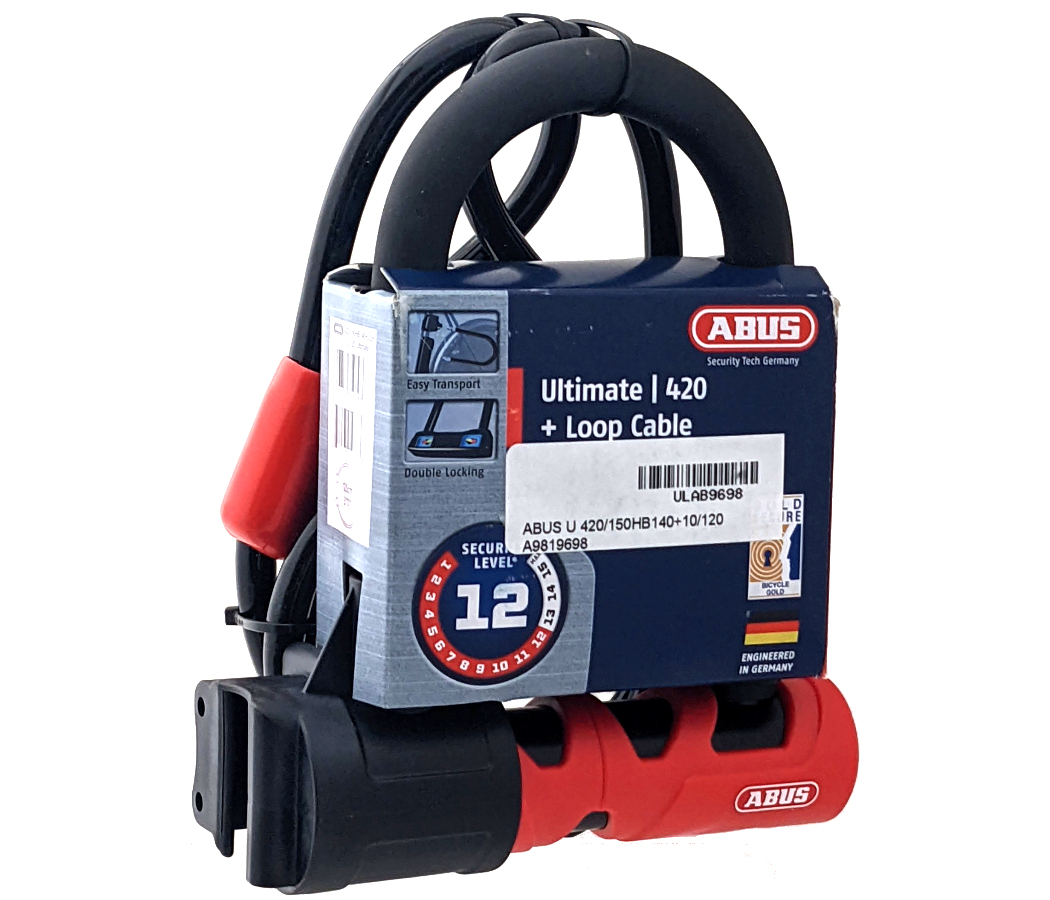 ABUS Ultimate U Lock 420/150HB140 + Cable + USH