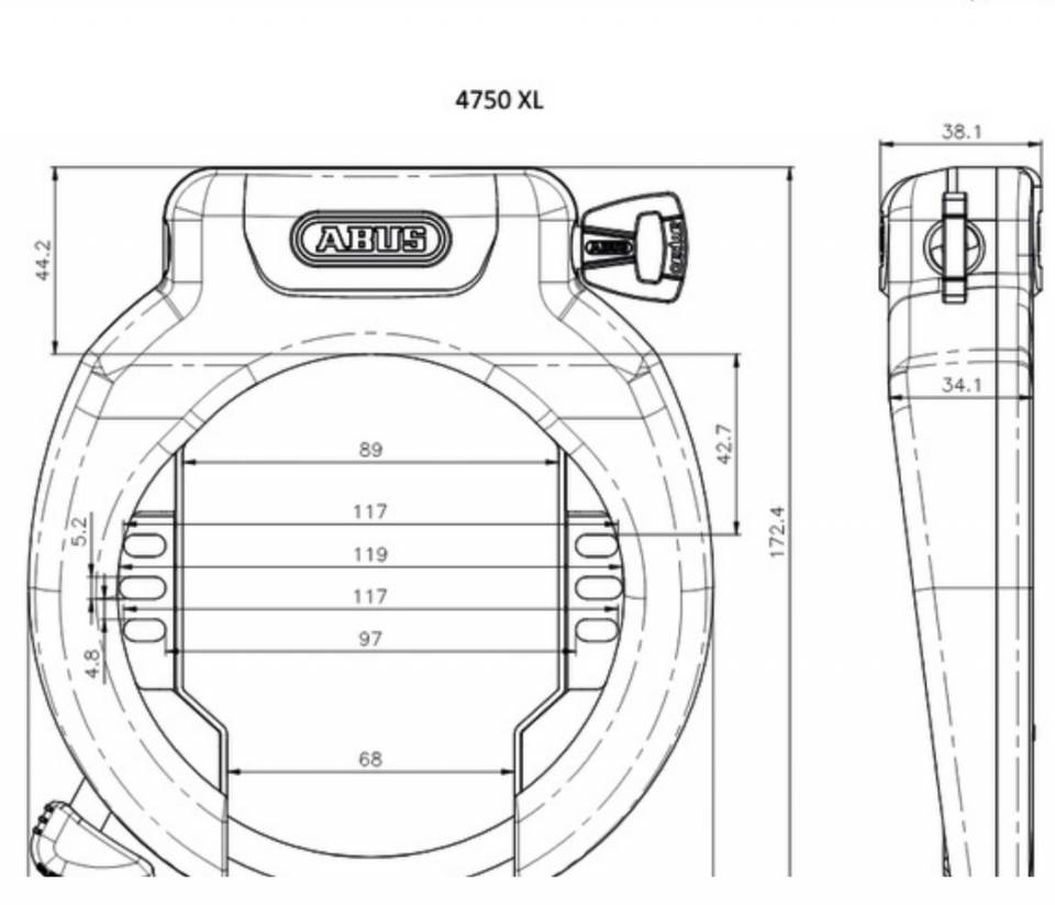 Lockitt Mobile Security & Accessories: ABUS 4750XL Pro