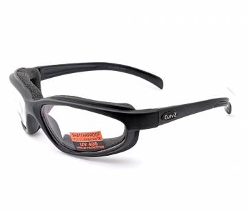 Curv-Z Insulated Sunglasses Matte Black - Clear