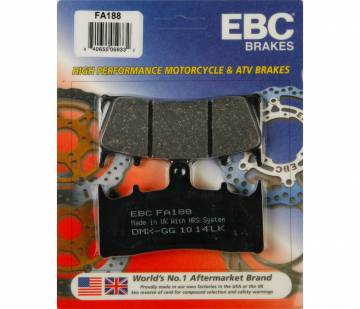 Brake Pads EBC FA188 Aramid Fiber Organic